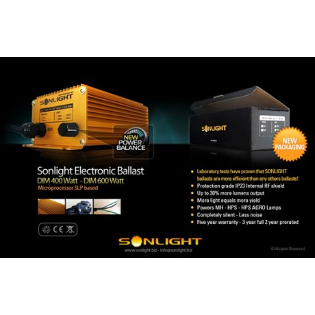 Electronic Ballast -Sonlight- Dimmable  250 / 400 / 600W